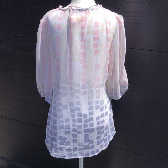 NWT Quicksilver Sheer Blouse Top Coverup - Picture 3 of 7